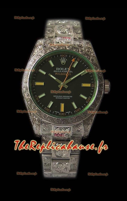 Rolex Milgauss 116400 MadeWorn montre suisse réplique 