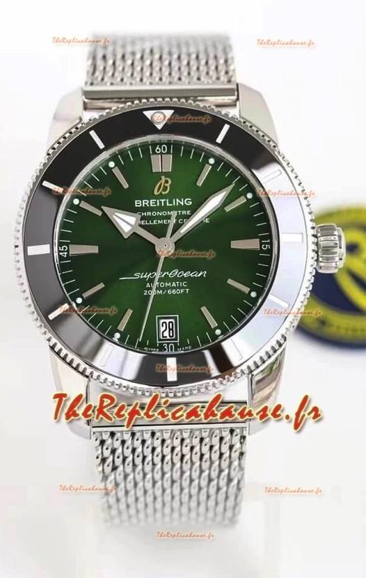 Breitling SuperOcean Heritage II B20 44MM Cadran vert Montre réplique 1:1 