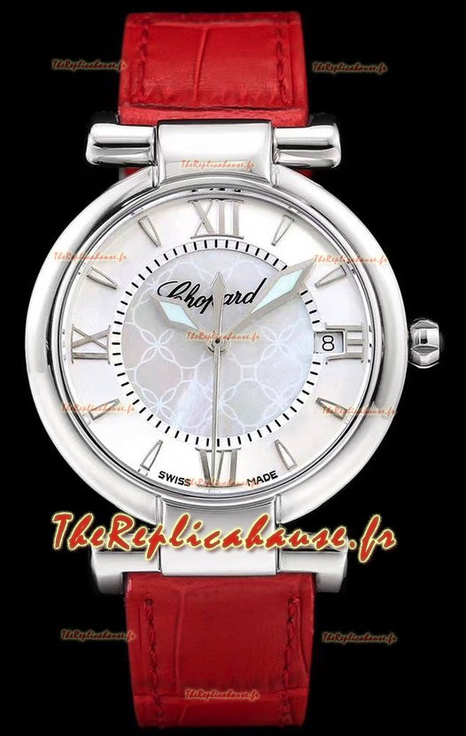 Chopard Imperiale White Dial Swiss Automatic Replica Watch en acier 904L 