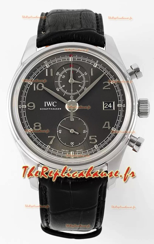 IWC Portugieser Chronograph Classic IW390404 Cadran Gris Réplique Montre Suisse