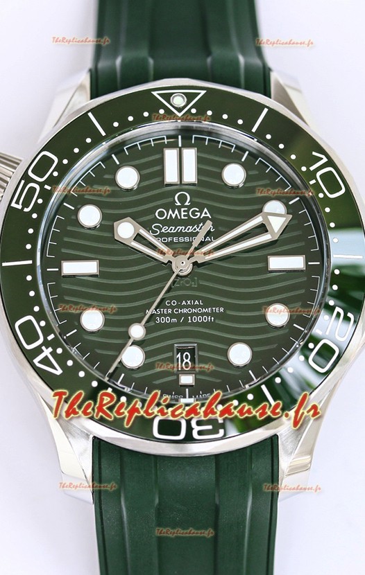 Omega Seamaster 300M Master Chronometer Green Swiss 904L Steel 1:1 Miroir Réplique Montres