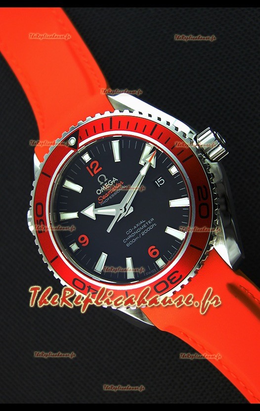 Montre Omega Seamaster Planet Ocean 45 mm Suisse Bracelet Orange, Édition Ultime, Répliquée à l’identique 1:1 