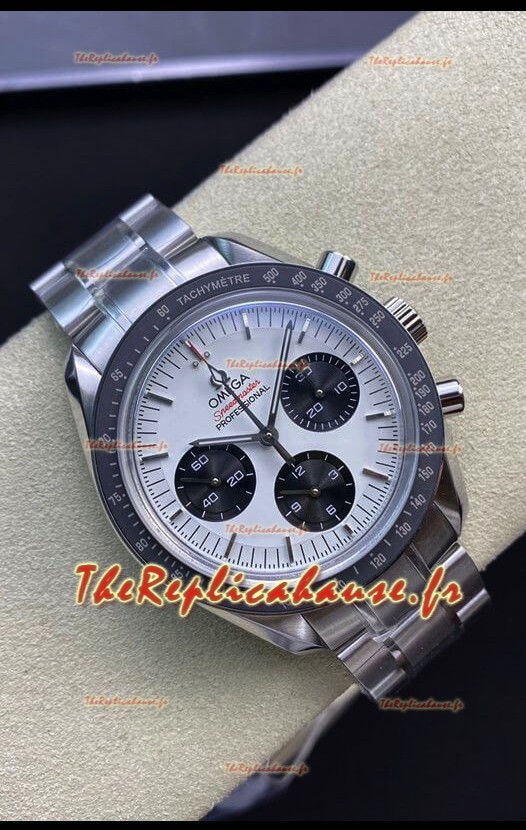 Réplique de montre Omega Speedmaster Co-Axial Chronograph 42MM à cadran blanc 1:1
