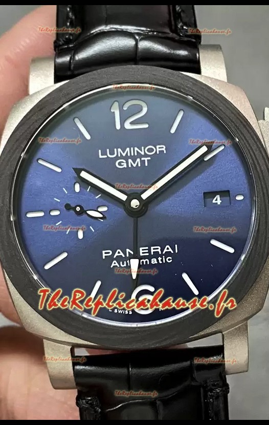 Panerai Luminor PAM01279 GMT Automatique Cadran Bleu Edition Montre suisse réplique miroir 1:1 