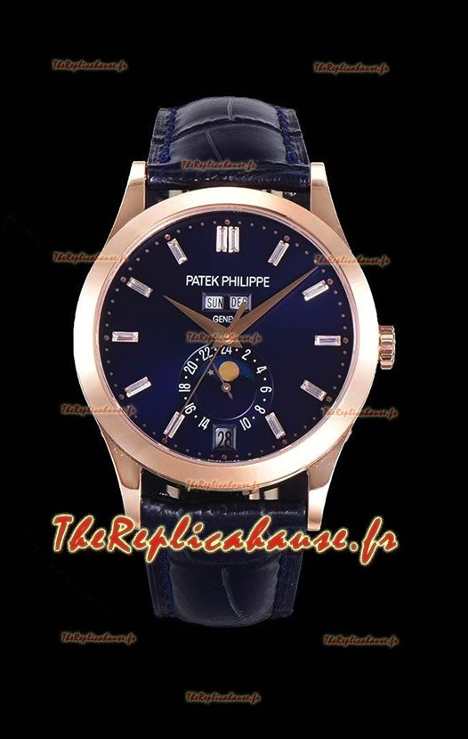 Montre Patek Philippe Calendrier Annuel 5396R-012 Complications Réplique Suisse Montre à cadran bleu 