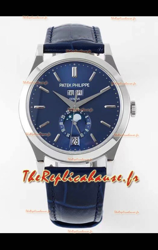 Patek Philippe Calendrier Annuel 5396 Complications Montre Suisse Réplique Cadran Bleu