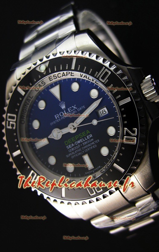 Montre Rolex Sea-Dweller REF# 116660 Deep Sea Blue Suisse Répliquée à l’identique 1:1 — Montre ultime en acier 904L 