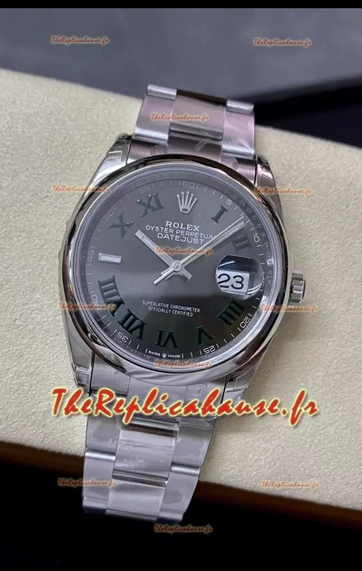 Rolex Datejust "Wimbledon" Mouvement Cal.3235 Montre suisse - Ultimate Acier 904L 36MM