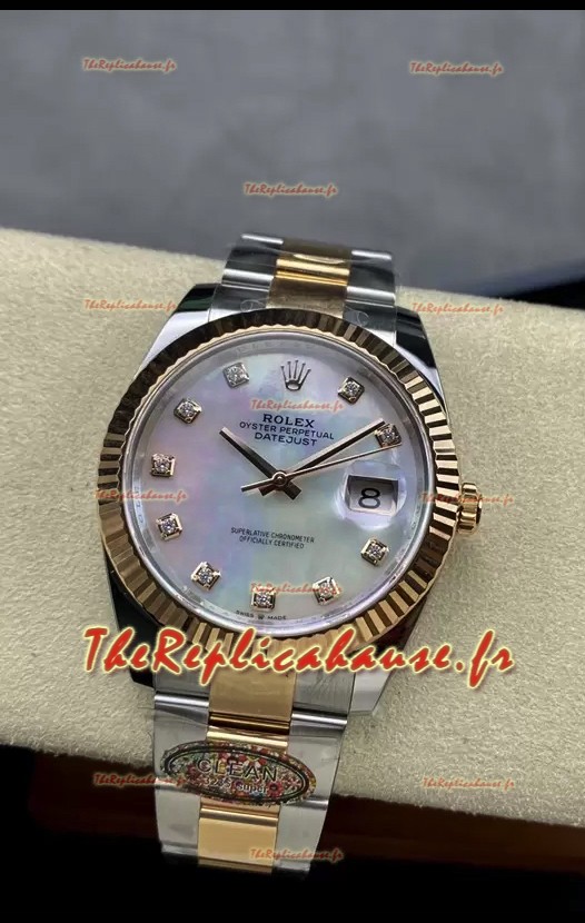 Rolex Datejust 126331 41MM ETA 3235 Réplique montre suisse 1:1 en or rose 904L acier