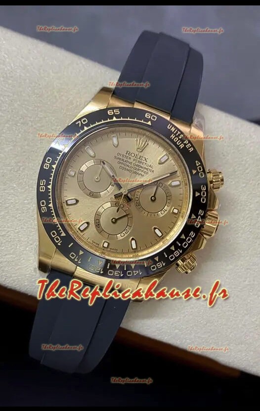 Rolex Cosmograph Daytona 116518LN-0037 Or jaune Mouvement original Cal.4130 - Montre Acier 904L