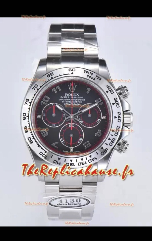 Rolex Cosmograph Daytona M116519 Original Cal.4130 Movement - 904L Steel Watch Black Dial