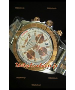 Réplique de montre suisse Breitling Chronomat Evolution en or rose