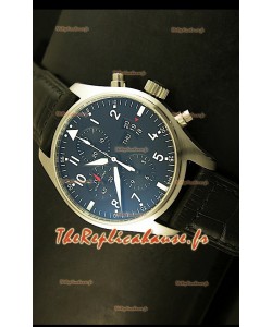 Montre suisse IWC Fliegeruhr Chronograph - Réplique de montre miroir 1:1
