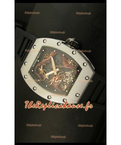 Réplique de montre suisse Richard Mille RM057 Tourbillon Jackie Chan avec boîtier en titane
