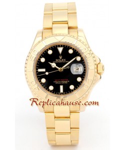 Rolex Yacht Master d' or - Black Face