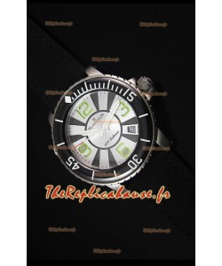 Reproduction de Montre Suisse Blancpain 500 Fathoms avec un Cadran Blanc - 1:1 Edition Miroir