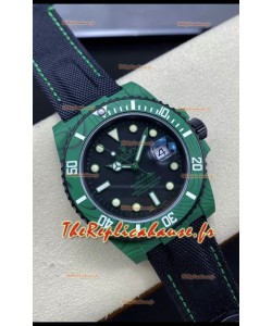 Réplique de montre suisse Rolex Submariner DiW Carbon Fiber Edition - Réplkique 1:1 Miroir