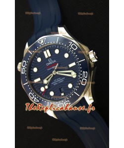 Omega Seamaster 300M Co-Axial Master chronomètre Bleu Suisse 1:1 Montre Réplique Miroir 