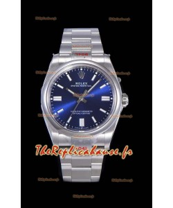 Montre Rolex Oyster Perpetual REF#124300 41MM Cal.3230 Mouvement Réplique Suisse Cadran Bleu Foncé Acier 904L Réplique Miroir 1:1