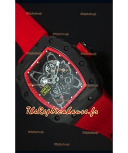 Montre Replica Suisse RM35-01 Richard Mille Edition Rafael Nadal avec un Bracelet en Nylon Rouge