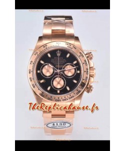 Rolex Cosmograph Daytona M116505-0008 Rose Gold Original Cal.4130 Movement - 904L Montre en acier