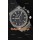 Montre Audemars Piguet Royal Oak Suisse à Chronographe avec Cadran Noir et un Bracelet en caoutchouc Réplique 