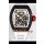 Réplique de Montre Richard Mille RM055 Carbone Noir Miroir 1:1 avec bracelet blanc