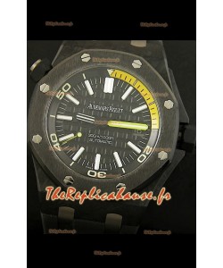 Réplique de montre suisse Audemars Piguet Royal Oak Offshore Scuba - Revêtement en carbone authentique