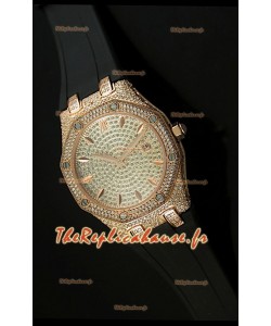 Réplique de montre Audemars Piguet Royal Oak LADY Édition cadran en diamants