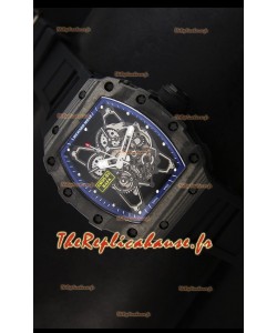 Réplique de montre suisse Édition Rafael Nadal Richard Mille RM35-01 avec index bleus