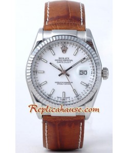 Rolex Replique DateJust - Leather