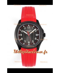 Patek Philippe Aquanaut 5167 Black Venom Edition 1:1 Miroir Réplique Montres -bracelet rouge