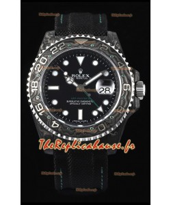 Rolex GMT Masters II Edition DiW Réplique Suisse Mouvement ETA 3285 - Cadran noir 