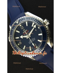 Montre Omega Seamaster Planet Ocean 45 mm Suisse Bracelet Bleu, Édition Ultime, Répliquée à l’identique 1:1 