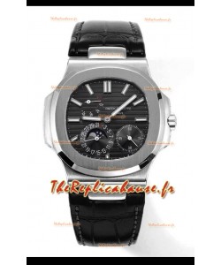 Patek Philippe Nautilus 5712/1A Réplique de montre suisse de qualité miroir 1:1 avec cadran gris